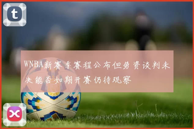 WNBA新赛季赛程公布但劳资谈判未决能否如期开赛仍待观察